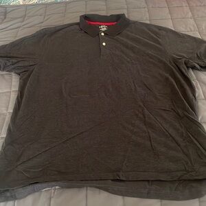 Men's polo shirt, IZOD, size XXL, color gray.